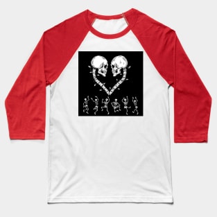 Skelton Dance Baseball T-Shirt